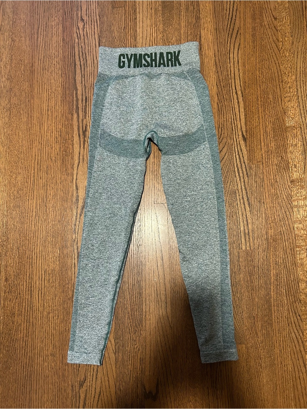 Gymshark Seamless Leggings Green High Waisted Sculpt Workout Pants Size M